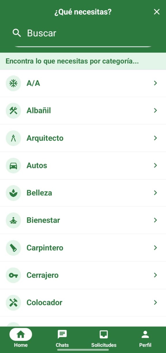 Encontrar Profesionales
